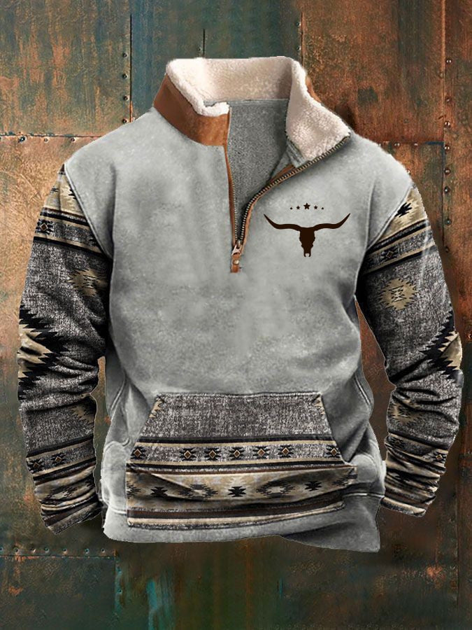 Men's Western Fleece Sweatshirts