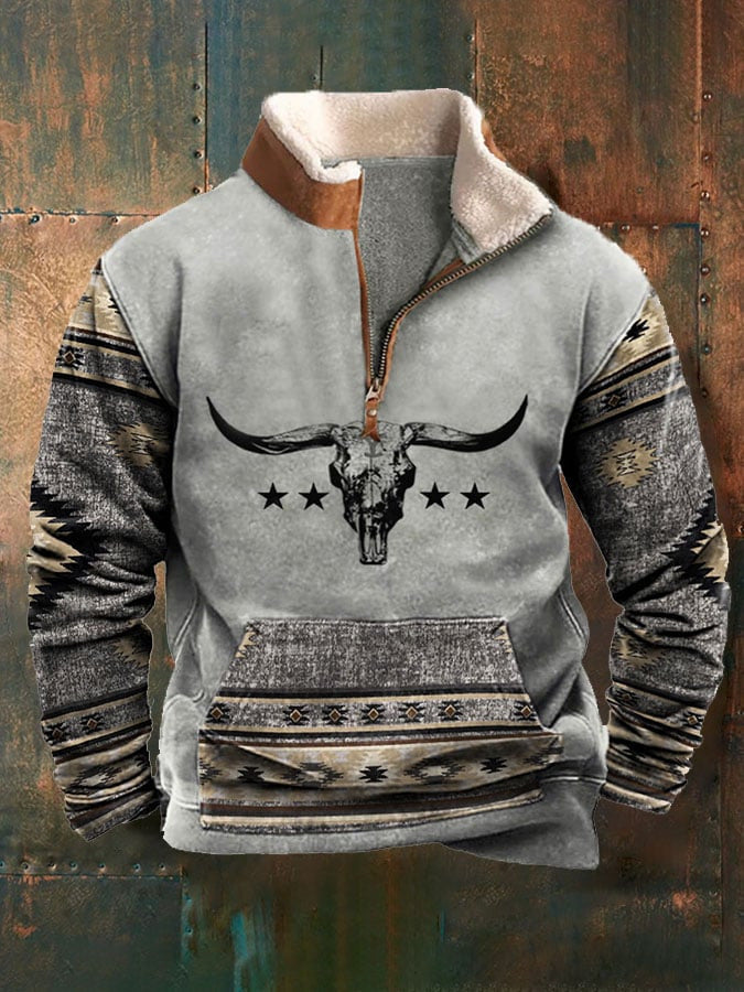 Men's Western Fleece Sweatshirts