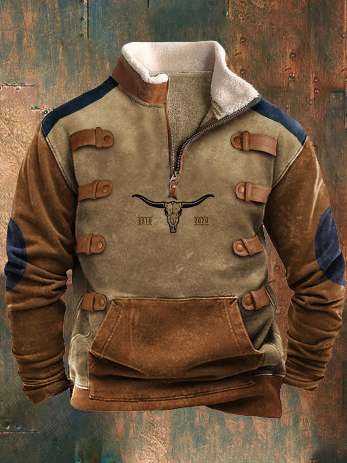 Men's Western Fleece Sweatshirts
