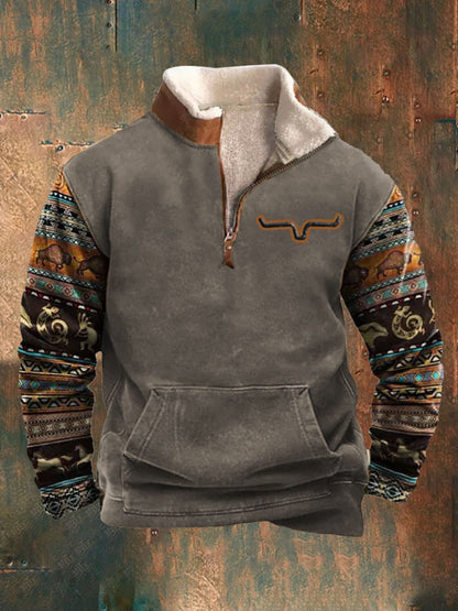 Men's Western Fleece Sweatshirts