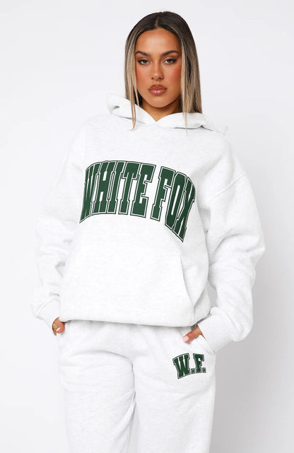 Varsity Oversized Hoodie Set