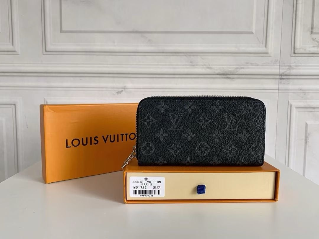 High Quality Double Zipper Wallet with Box-Free Shipping
