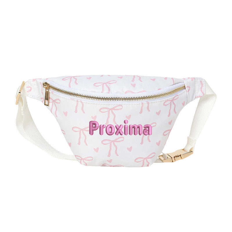 Kids Custom Name Embroidered Bag