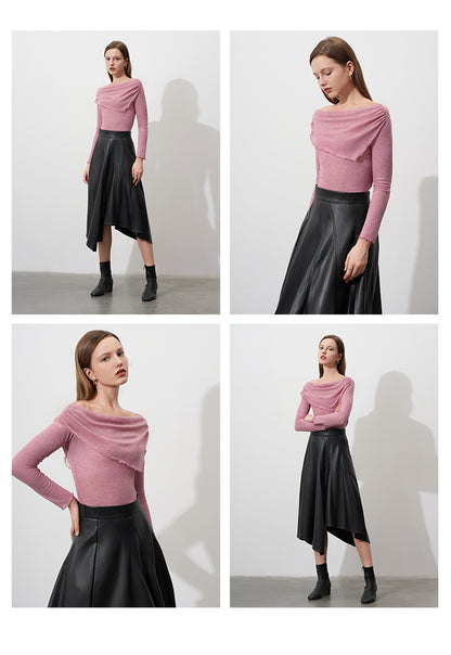 Ruched Detail Sweater