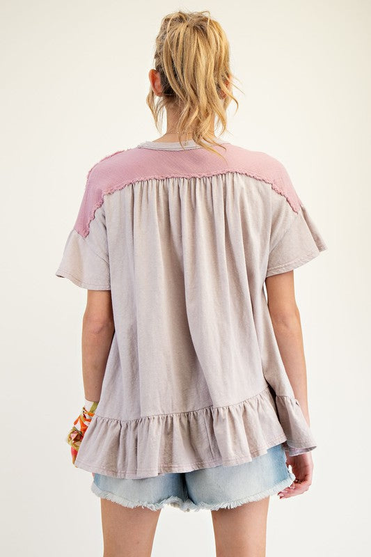 Little Star Ruffel Tee