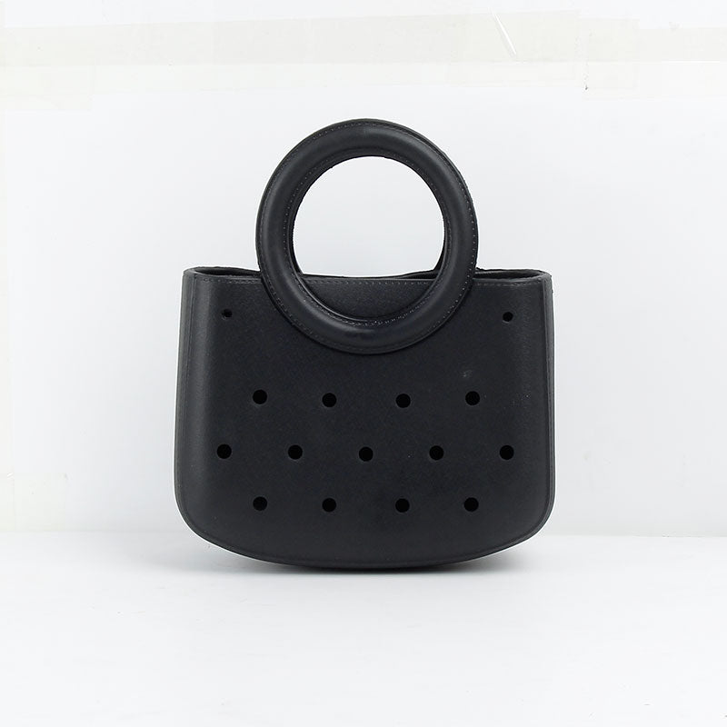 Round Handle Waterproof Mini Tote