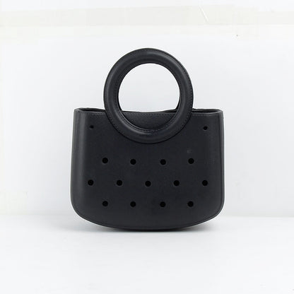 Round Handle Waterproof Mini Tote