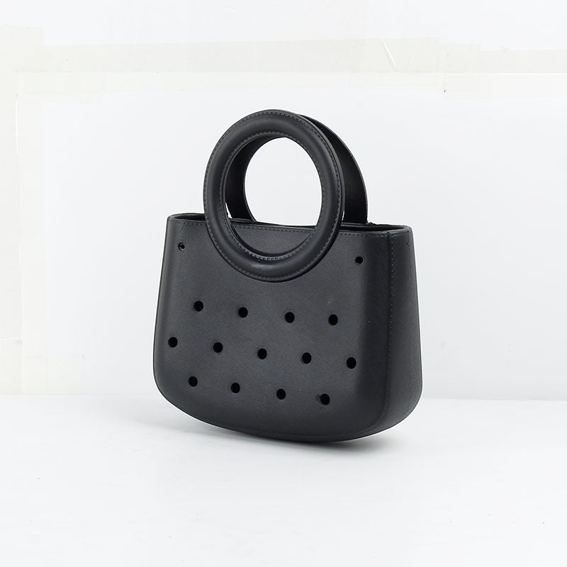 Round Handle Waterproof Mini Tote