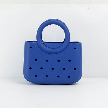 Round Handle Waterproof Mini Tote