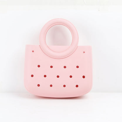 Round Handle Waterproof Mini Tote