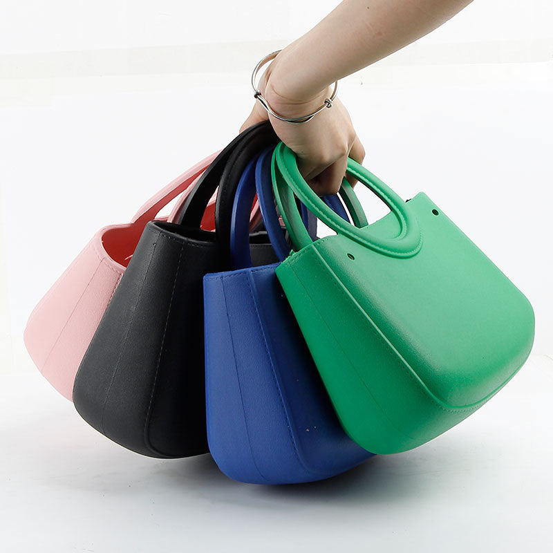 Round Handle Waterproof Mini Tote
