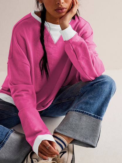 Classic Crew Colorblock Sweatshirt