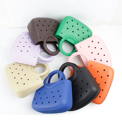 Round Handle Waterproof Mini Tote