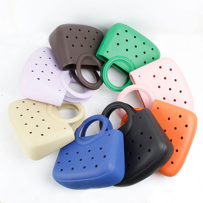 Round Handle Waterproof Mini Tote