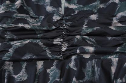 Camo mesh mini dress