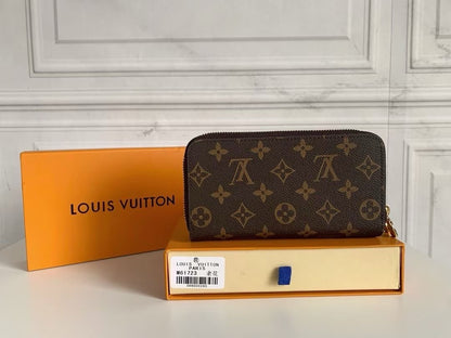 High Quality Double Zipper Wallet with Box-Free Shipping