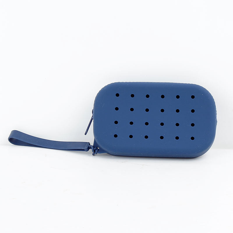 Silicone Oval Makeup Bag Coin Purse