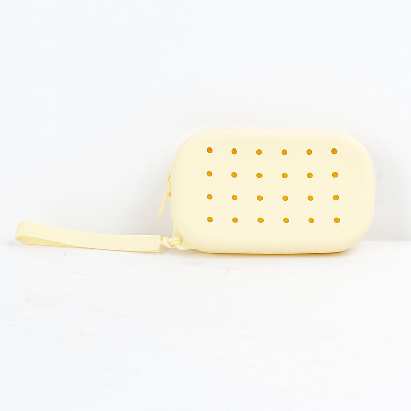 Silicone Oval Makeup Bag Coin Purse