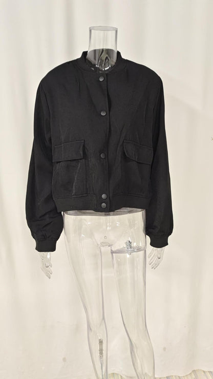 Pilot-Style Jacket featuring Large Pockets