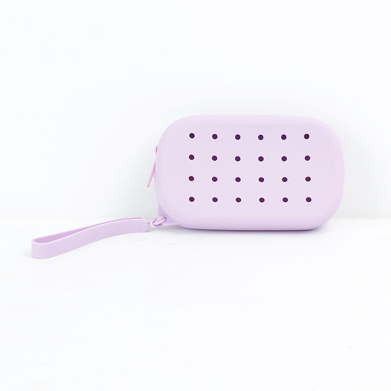 Silicone Oval Makeup Bag Coin Purse