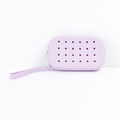 Silicone Oval Makeup Bag Coin Purse