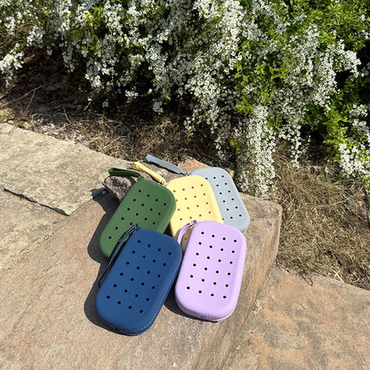 Silicone Oval Makeup Bag Coin Purse