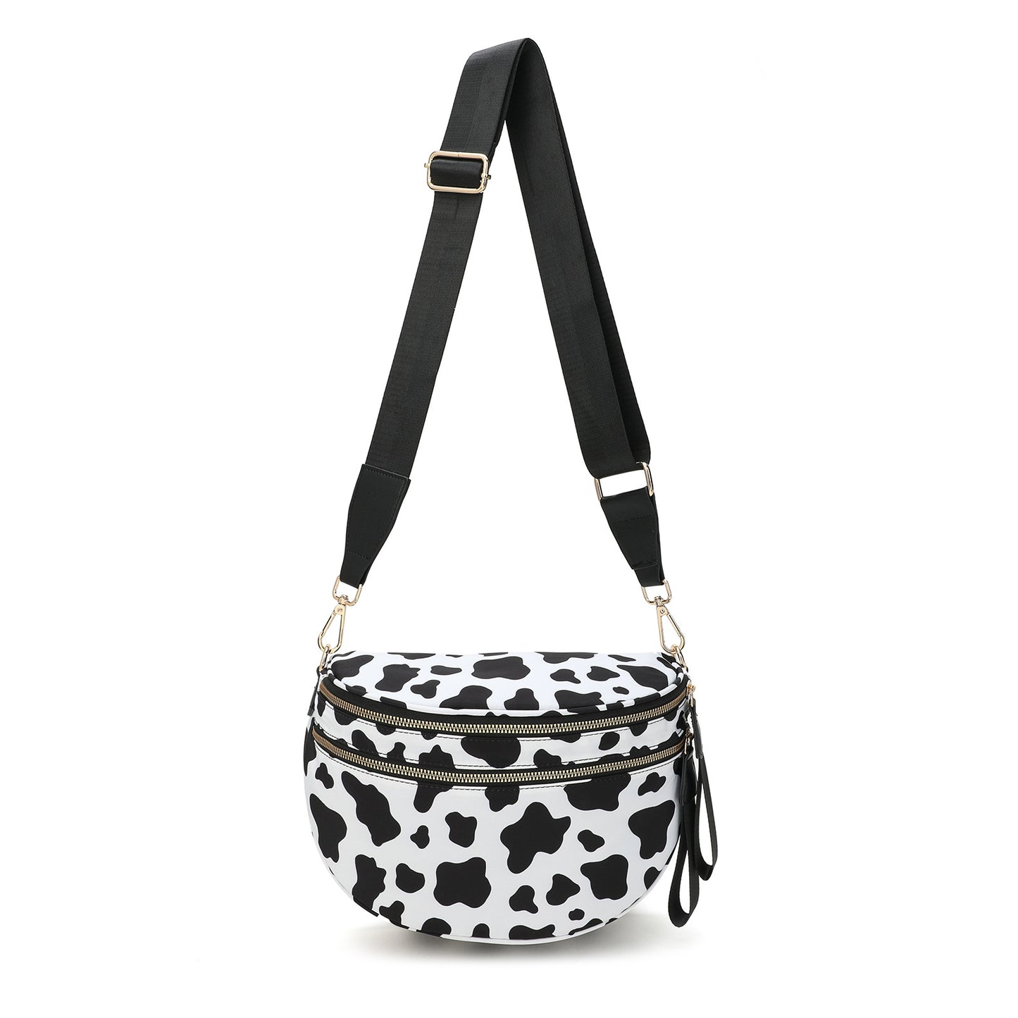 Checkered Nylon Bum Bag