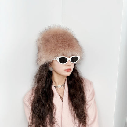 Faux Fur Fluffy Bucket Hat
