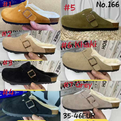Boston Shearling Suede Leather