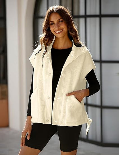 Teddy Utility Vest Jacket