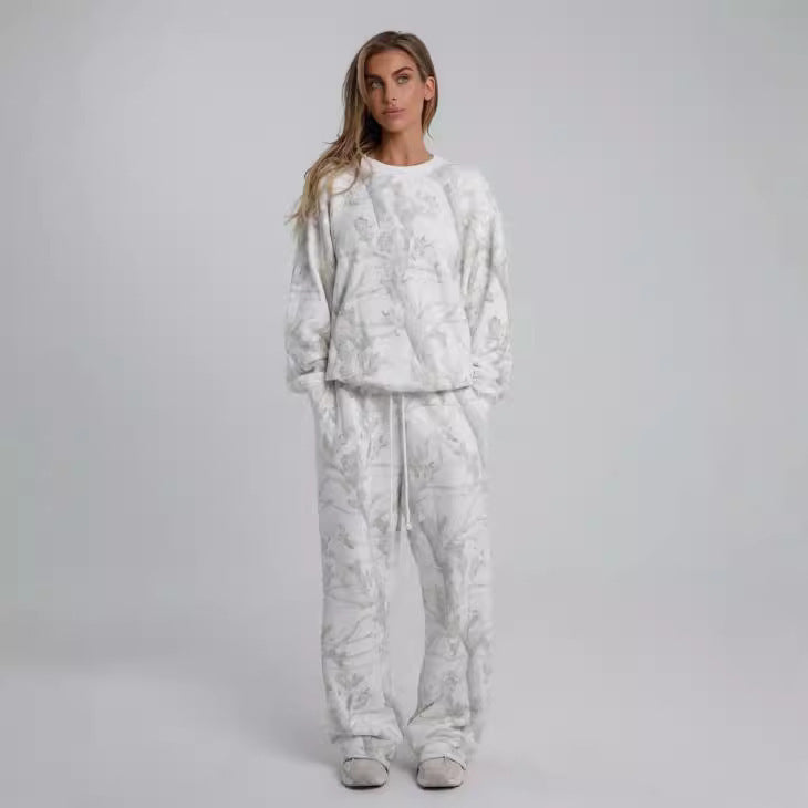 Woodland Camo Sweat Set