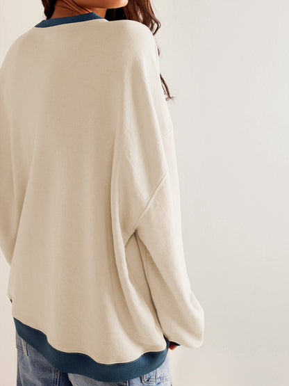 Classic Crew Colorblock Sweatshirt