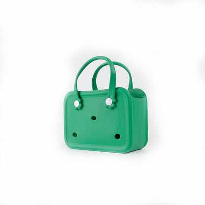 Floral Button Mini Bogg Bag