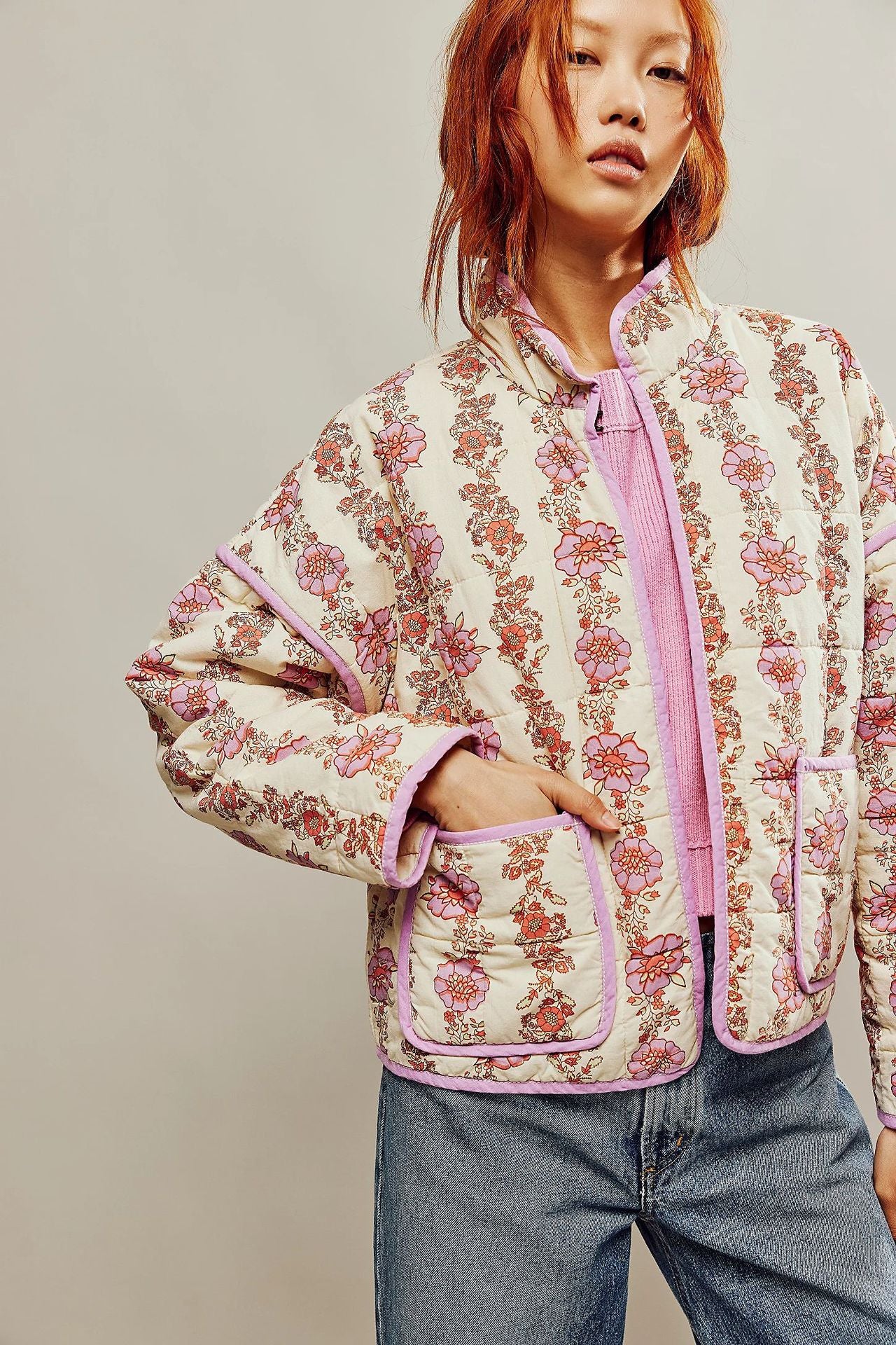 Floral Quilted Jacket