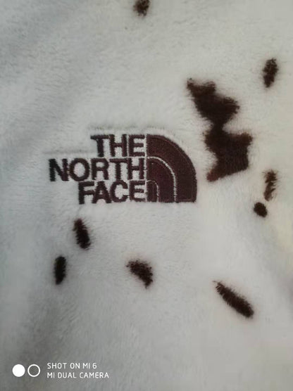 Women's and Kids Cow Print Fleece Jacket