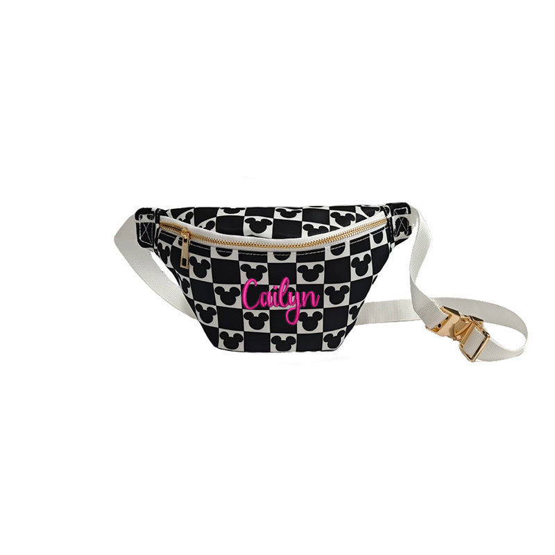 Kids Custom Name Embroidered Bag