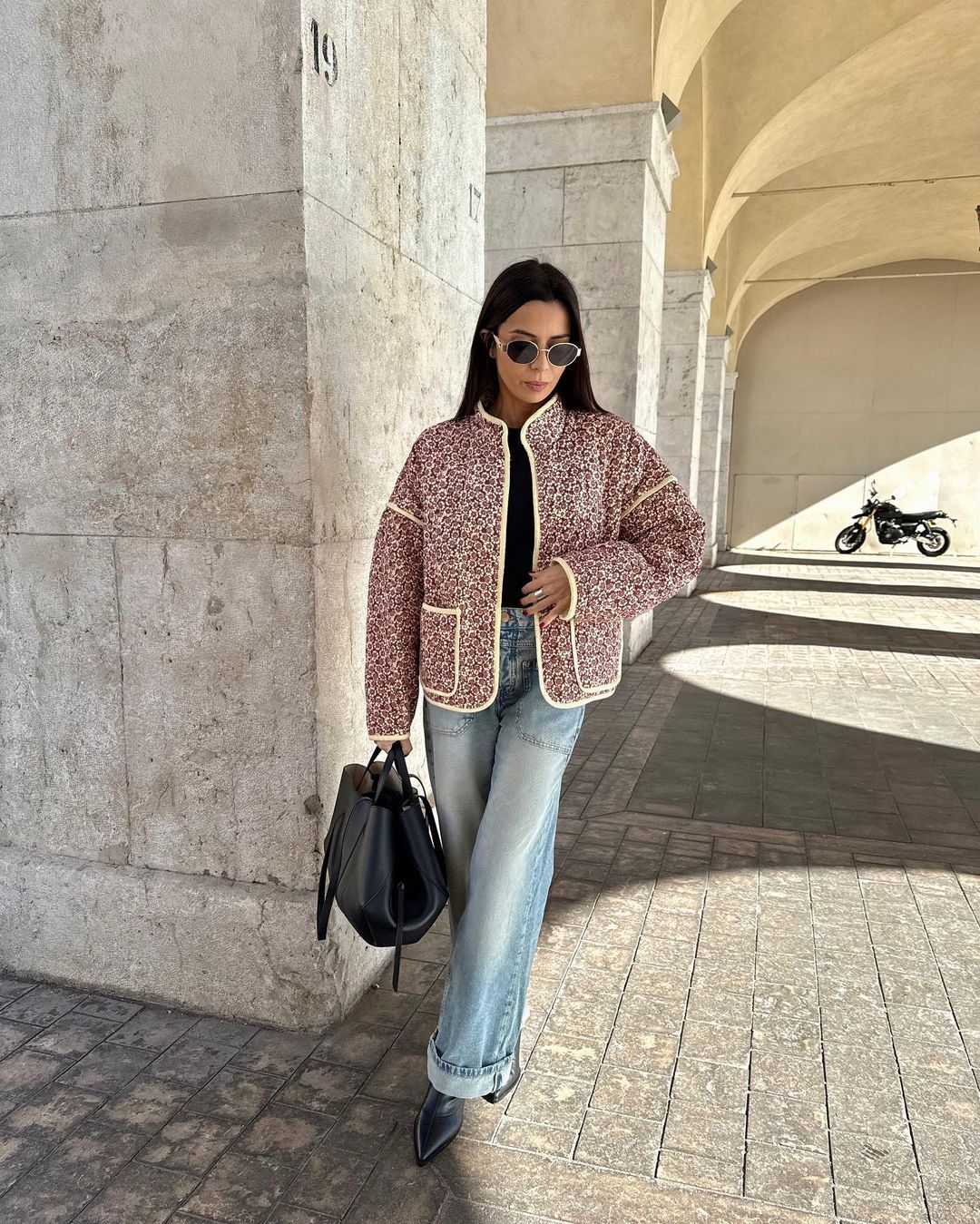 Floral Quilted Jacket