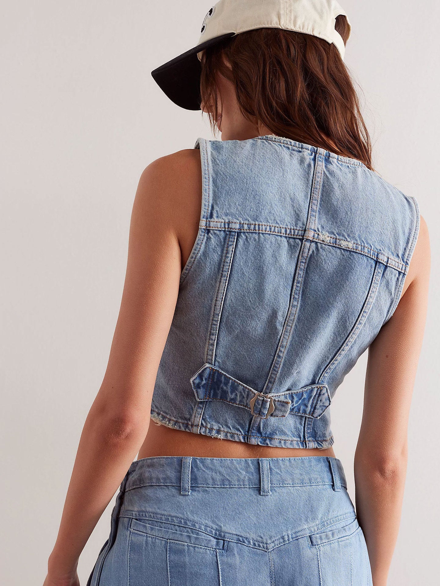 Tailored Denim Vest