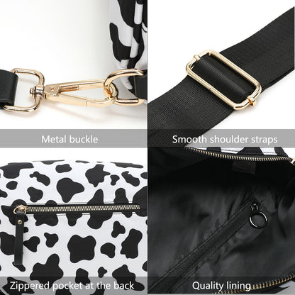Checkered Nylon Bum Bag