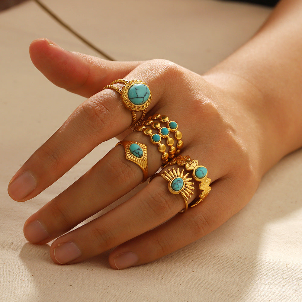 Open Turquoise Ring