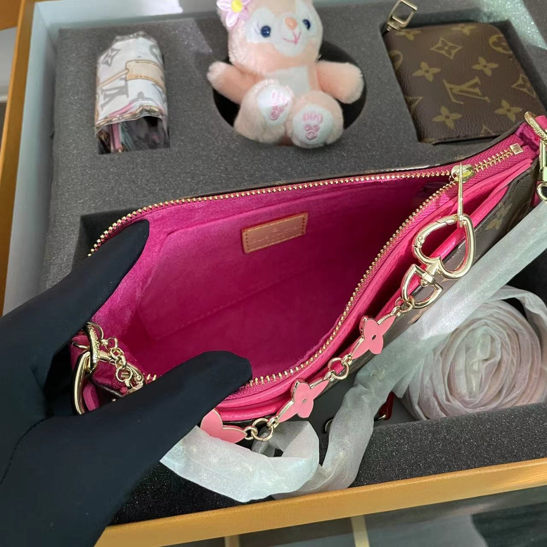 Monogram Purse Matching Set with Linabell Charm