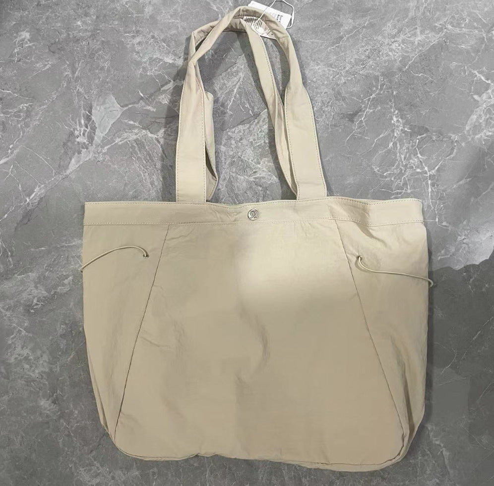 Side-Cinch Shopper Bag