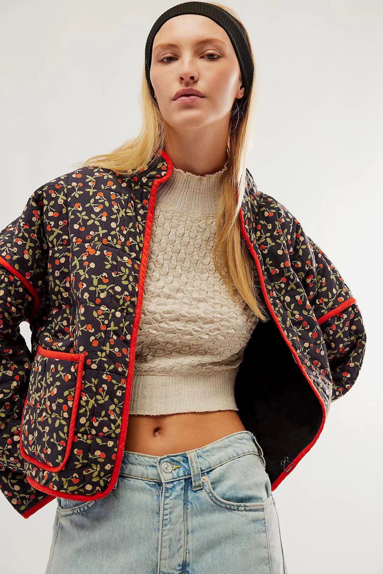 Floral Quilted Jacket