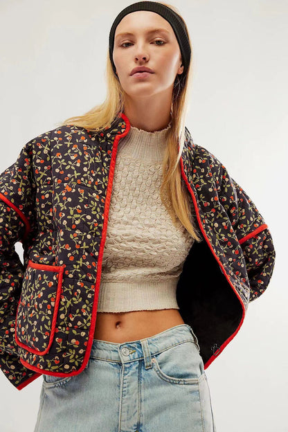 Floral Quilted Jacket
