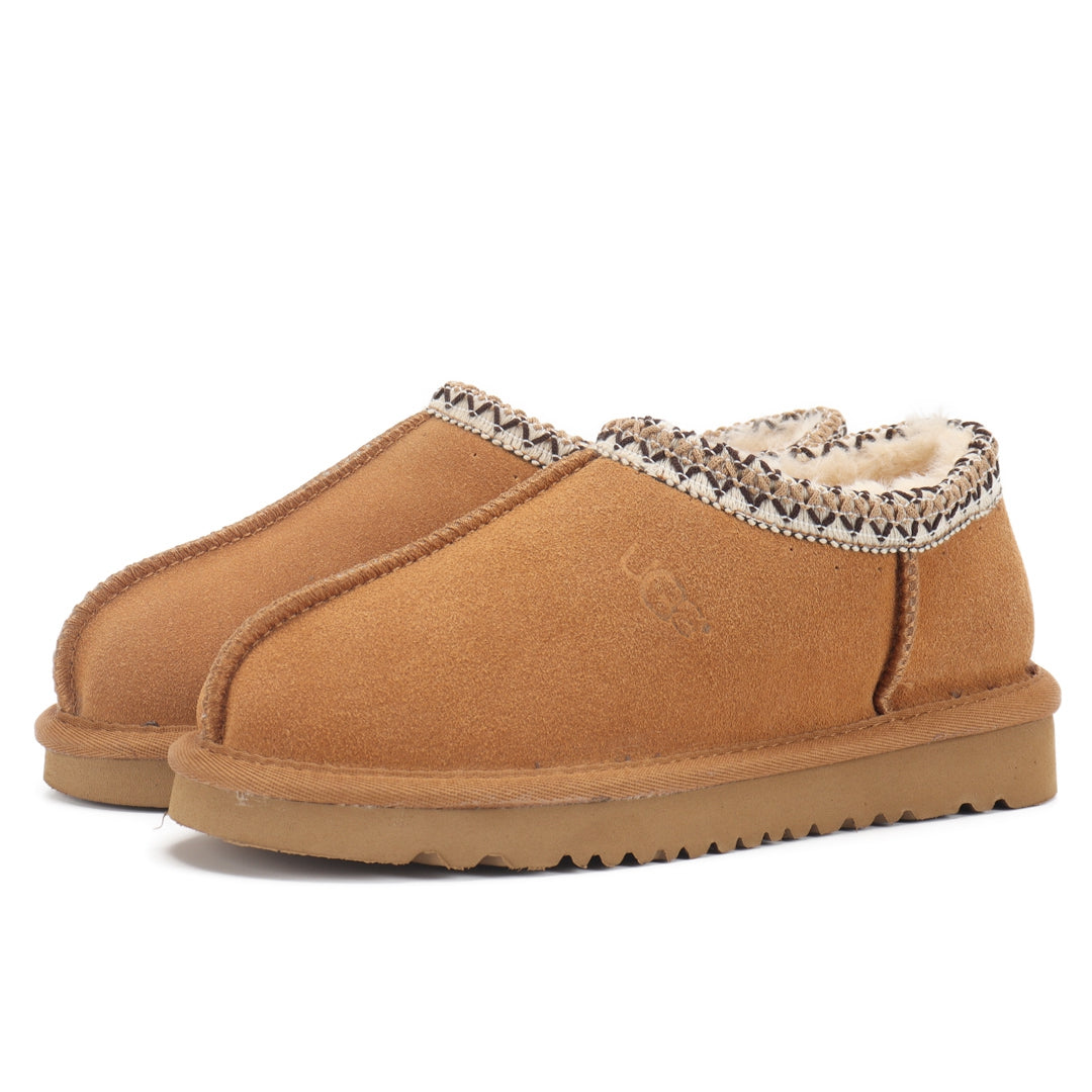 Tasman II Embroidered Slippers