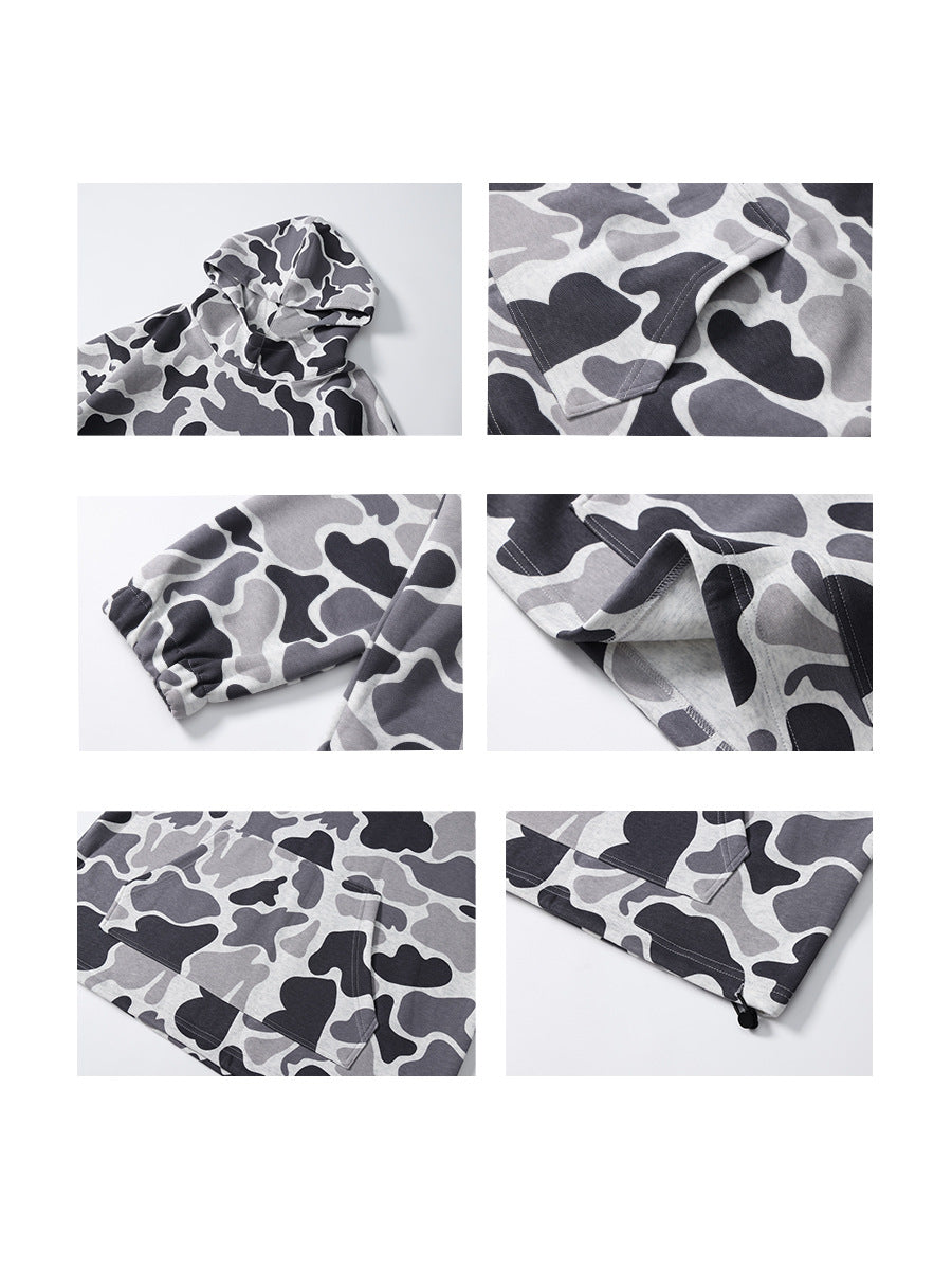 Cotton Camo Sweatshirt Hoodie
