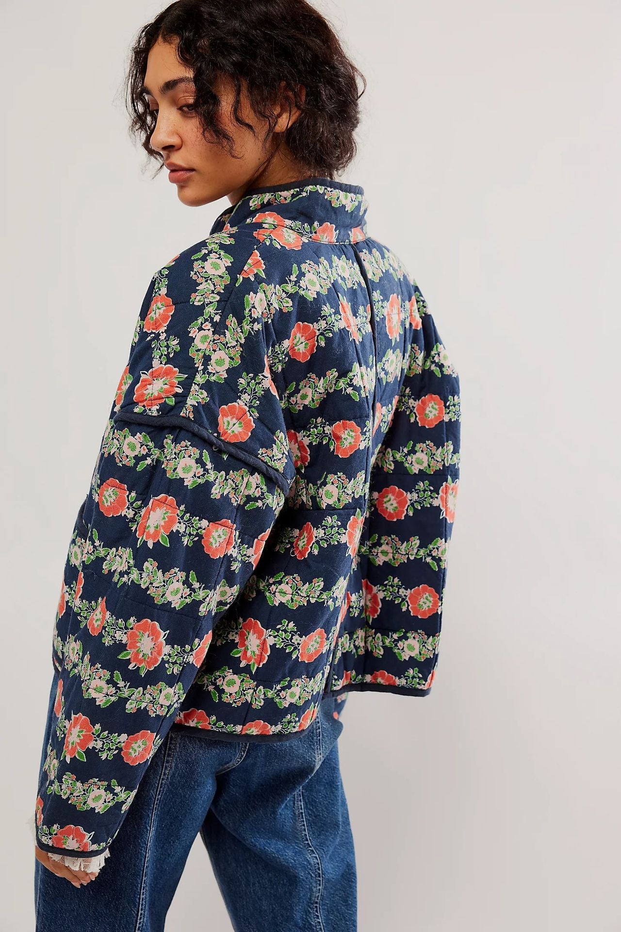 Floral Quilted Jacket