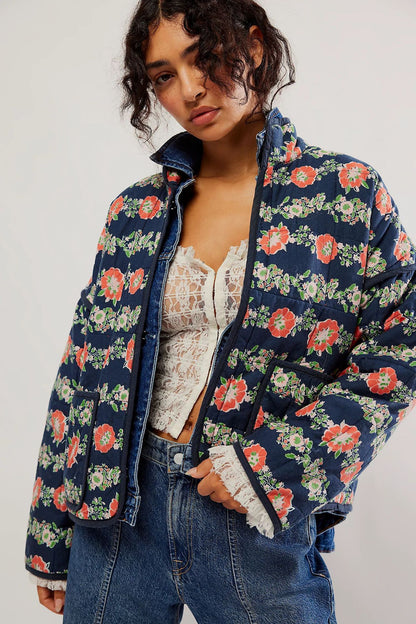 Floral Quilted Jacket