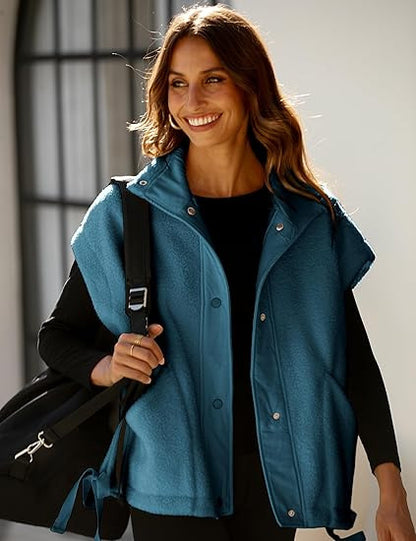 Teddy Utility Vest Jacket
