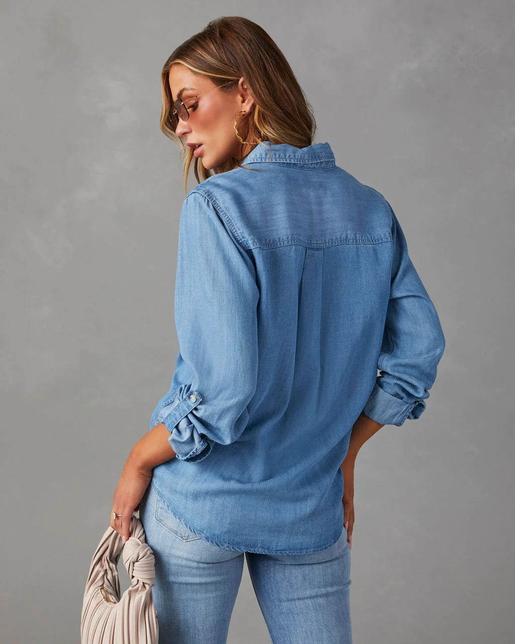 Miss Sparkling Button Down Shirt